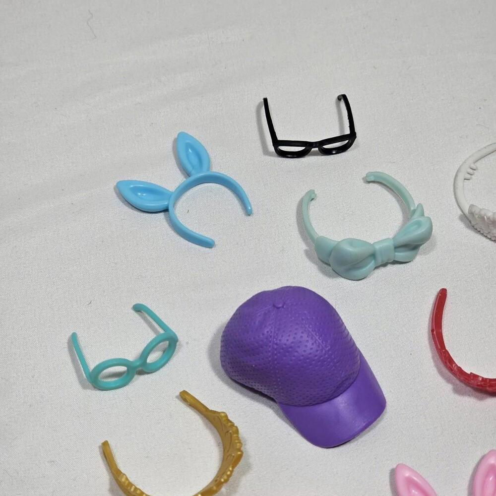 LOL Doll & Barbie Accessories Mixed Lot Hat Headband Sunglasses Tiaras Headphone - Picture 9 of 9